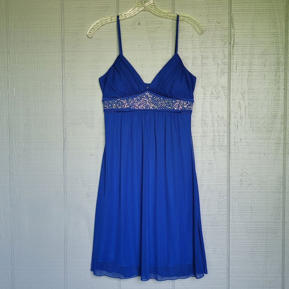 Taboo‎ Y2K Embellished Spaghetti Straps Dress. Size L